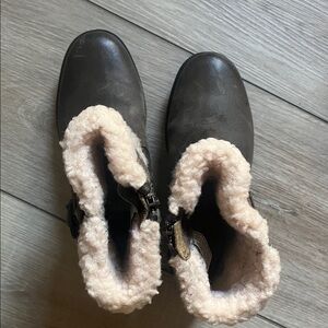 UGG Ankle Boots in Brown and Cream